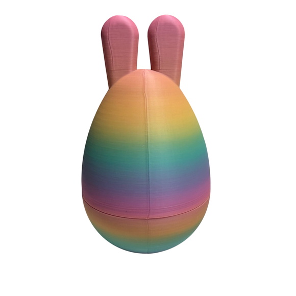 Easter Basket Articulated Crystal Dragon 3D Printed Rainbow Bunny‎ Egg Decor - Picture 2 of 5